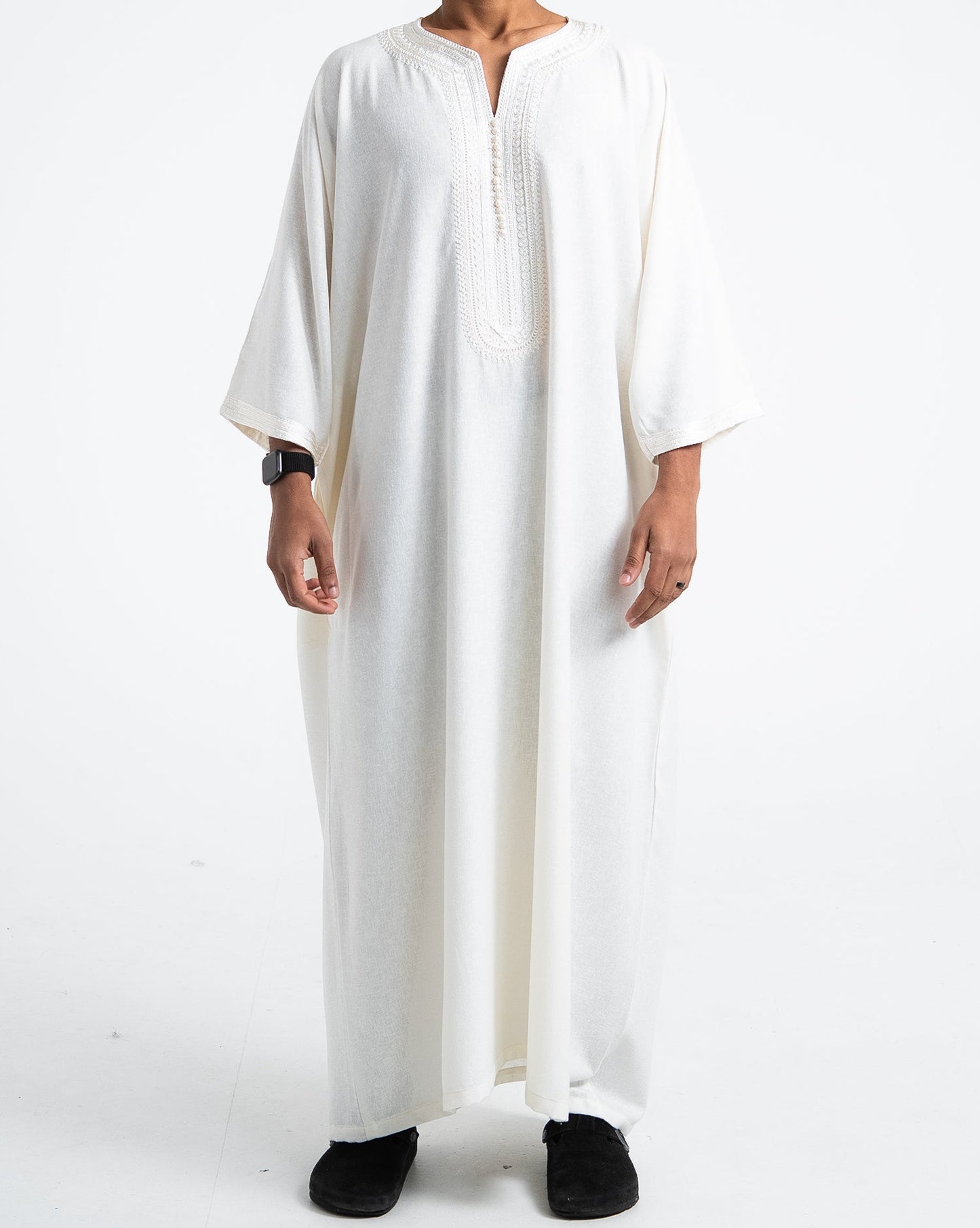 Linen White thobe