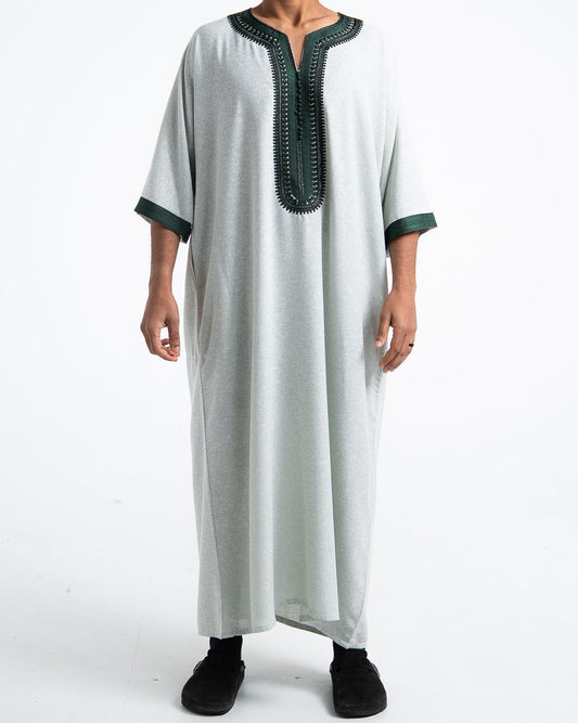 Linen Mint green thobe