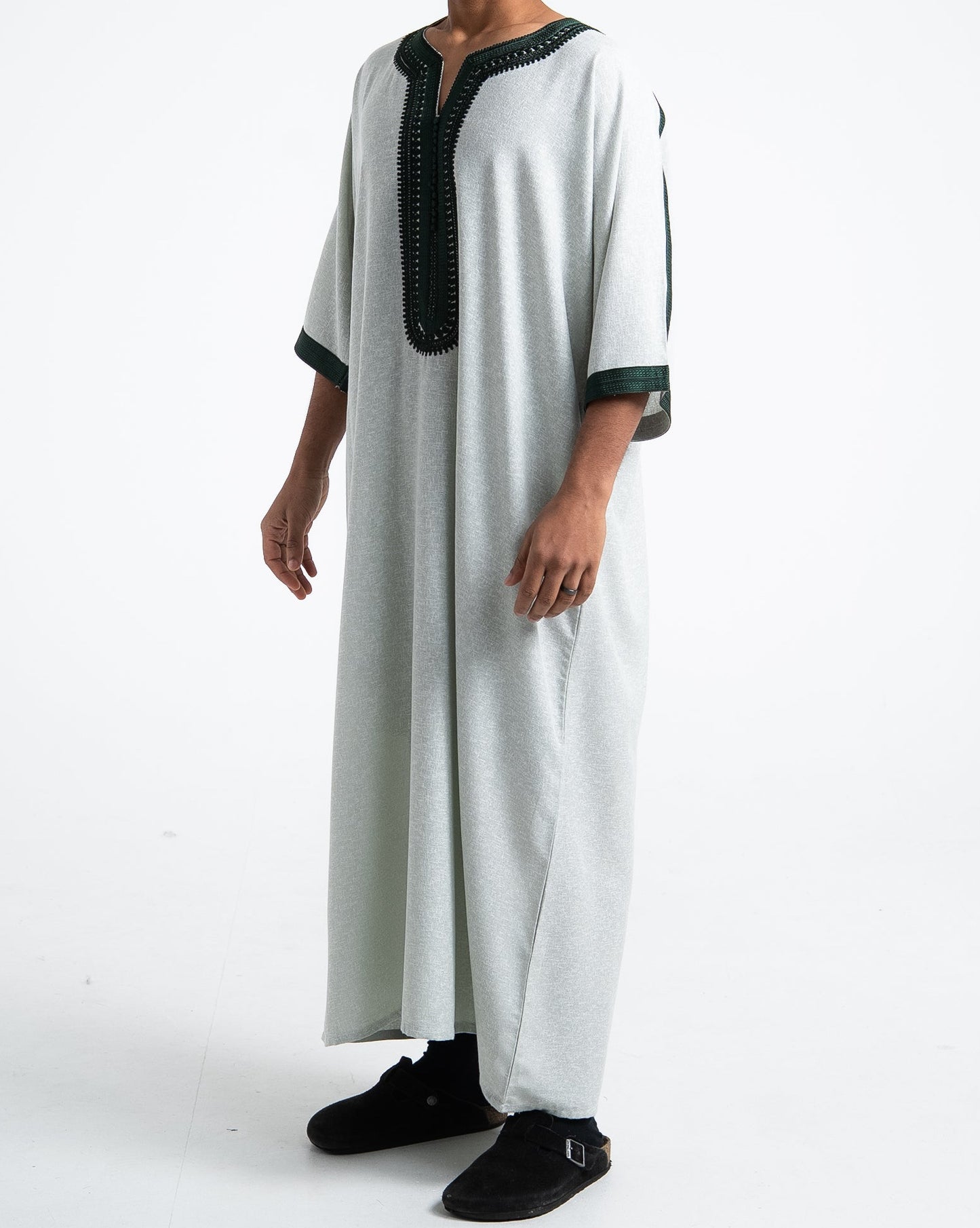 Linen Mint green thobe