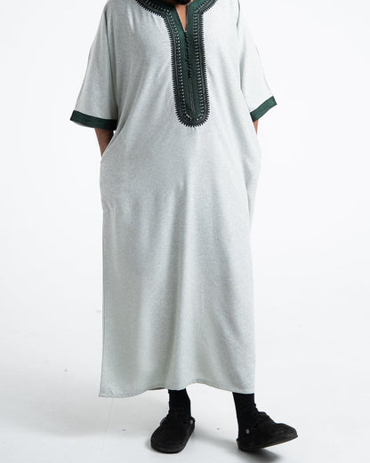Linen Mint green thobe