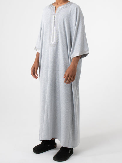Linen Silver thobe