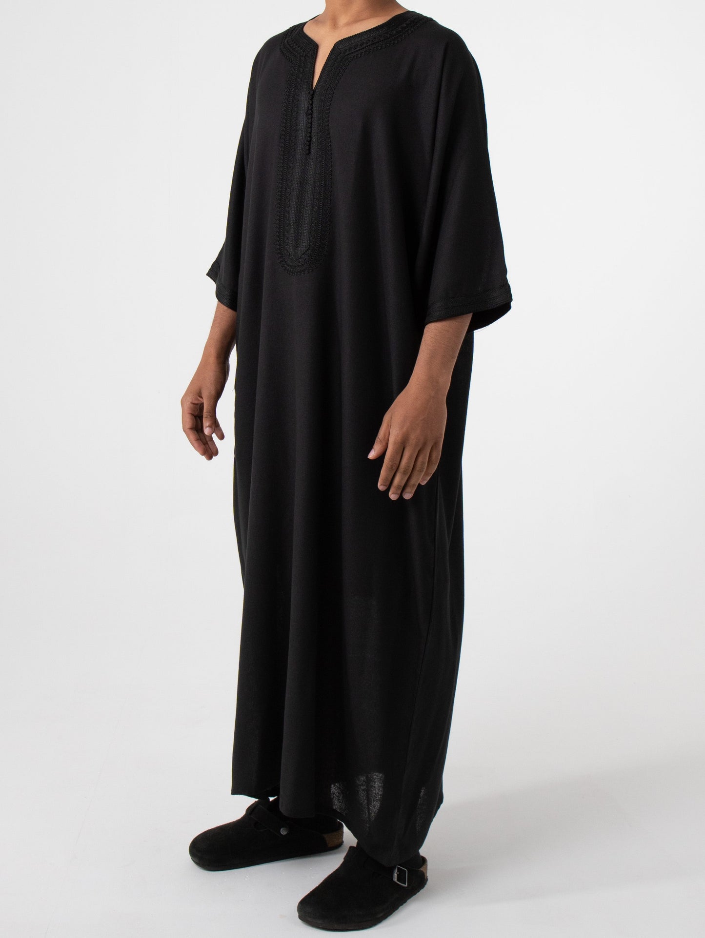 Linen Black thobe